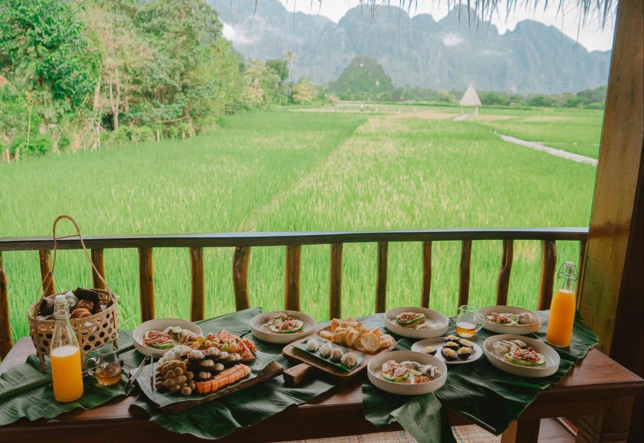 Viengtara Vangvieng Resort Ванг-В'єнг Екстер'єр фото